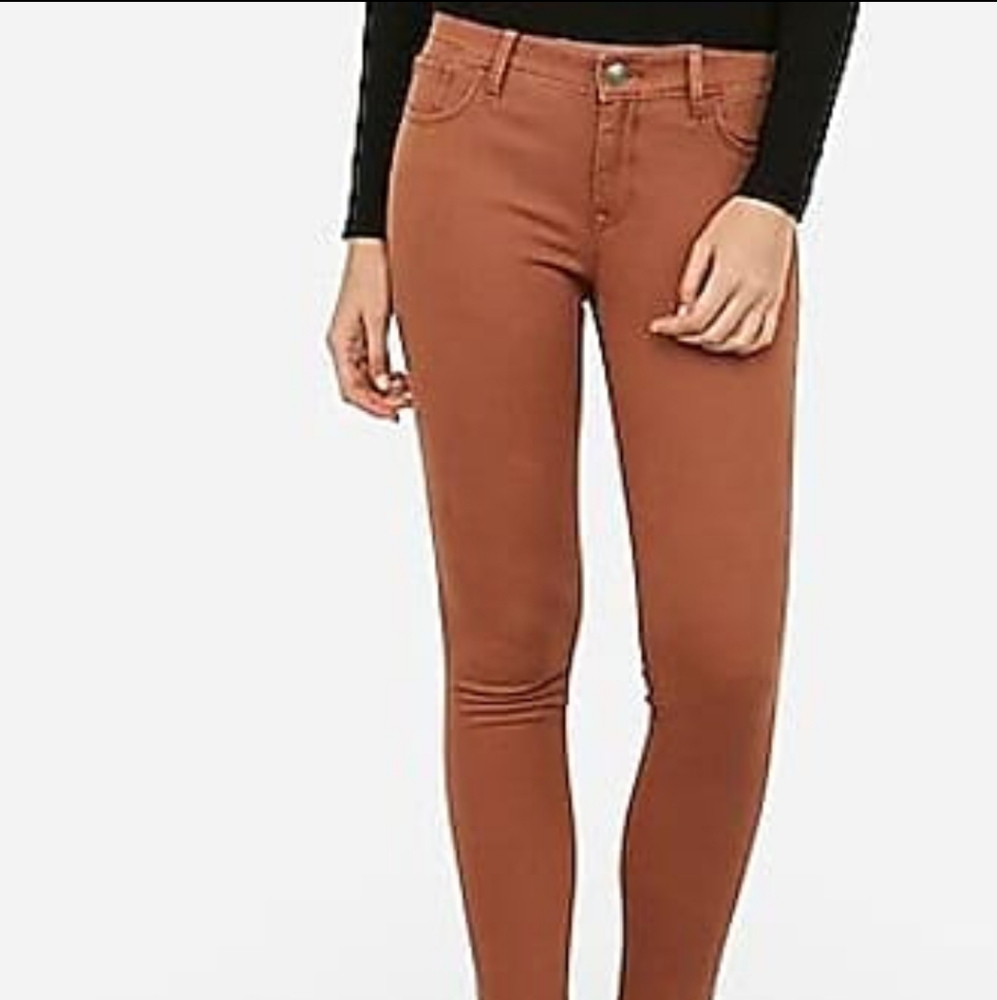 Express-00L Five Pocket Skinny Jeans